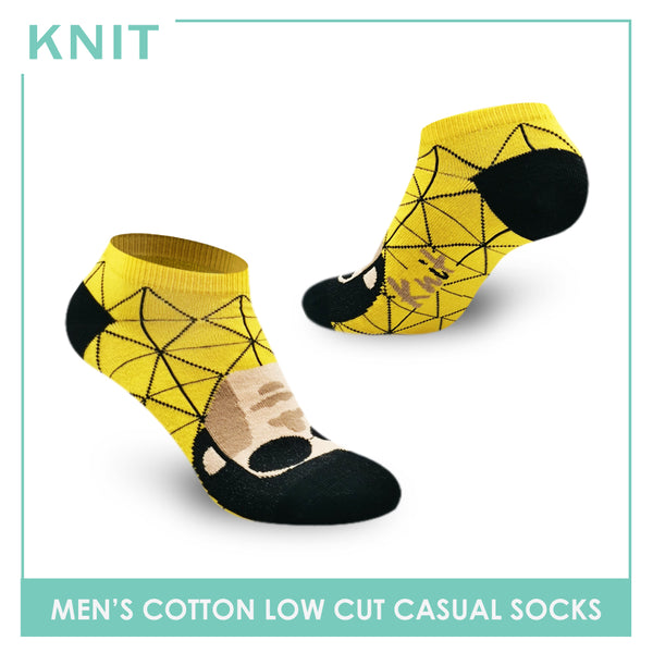 Knit KMC132 Men's Cotton Low Cut Casual Socks 1 Pair (4843732140137)
