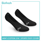Biofresh RMFSG01 Men's Cotton No Show Sports Socks 3-in-1 Pack (4374661234793)