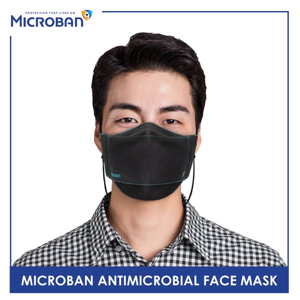 Burlington Microban Unisex Antimicrobial Cloth Face Mask 1 piece VMMASK1/VLMASK1