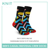 Knit Men's Minions Cotton Crew Lite Casual Socks 1 Pair KMDM1403