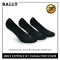 Bally YMCFG1 Men's Cotton No Show Casual Socks 3 pairs in a pack (4568941265001)
