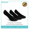 Biofresh RGCFG1 Children's Cotton No Show Casual Socks 3 pairs in a pack