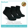 Biofresh RBCKG19 Children's Cotton Ankle Casual Socks 3 pairs in a pack