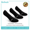 Biofresh RBSFG2 Children's Thick Cotton No Show Sports Socks 3 pairs in a pack