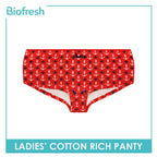 Biofresh ULPQ Ladies Cotton Rich Panty 3 pcs in a pack (4799317606505)