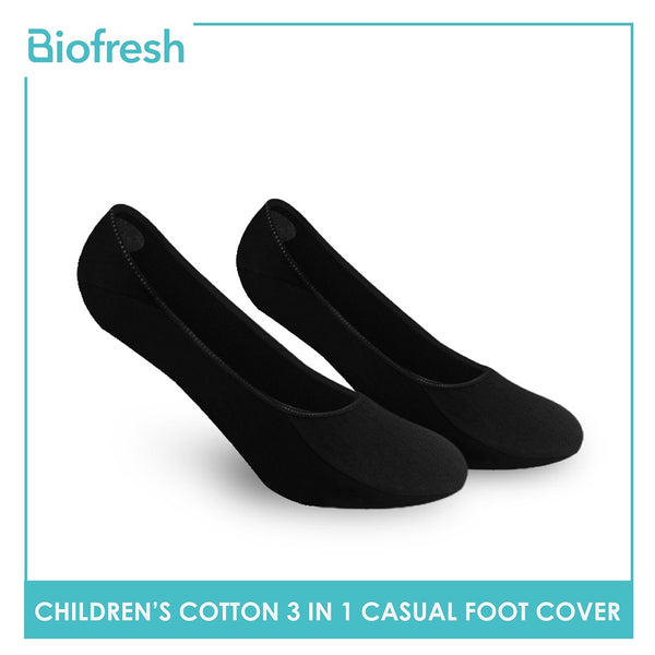Biofresh RGCFG1 Children's Cotton No Show Casual Socks 3 pairs in a pack (4699495628905)
