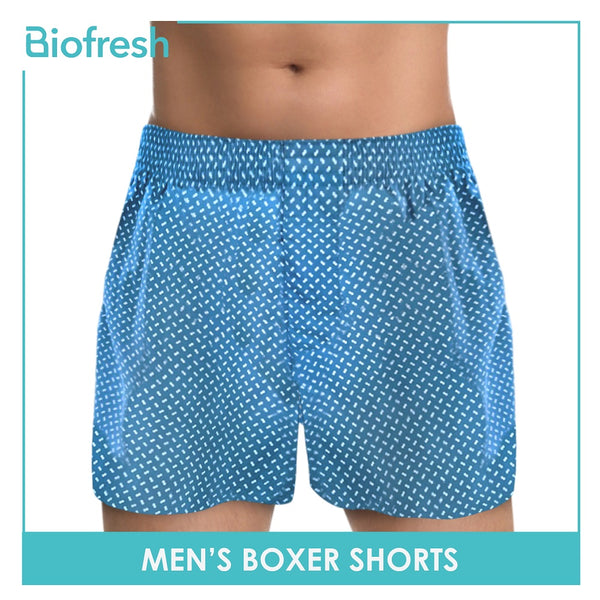 Biofresh Men's Boxer Shorts Sweat Absorbent Woven Loungewear UMBX0402 (4798129832041)