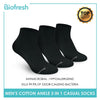 Biofresh RMCKG11 Men's Cotton Ankle Casual Socks 3 pairs in a pack