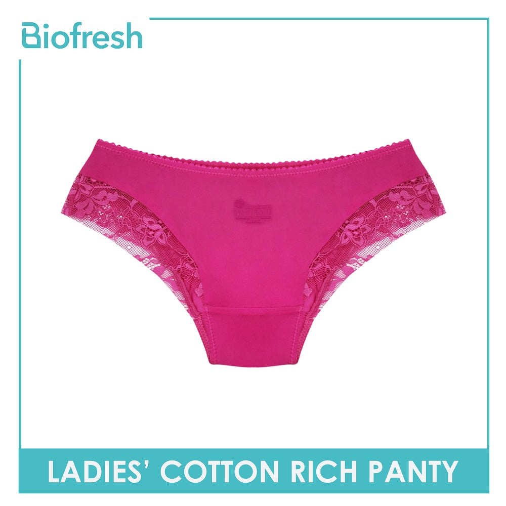 Biofresh ULPQ Ladies Cotton Rich Panty 3 pcs in a pack (4799317606505)