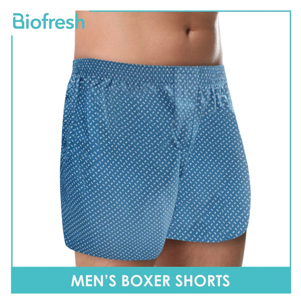 Biofresh Men's Boxer Shorts Sweat Absorbent Woven Loungewear UMBX0402 (4798129832041)