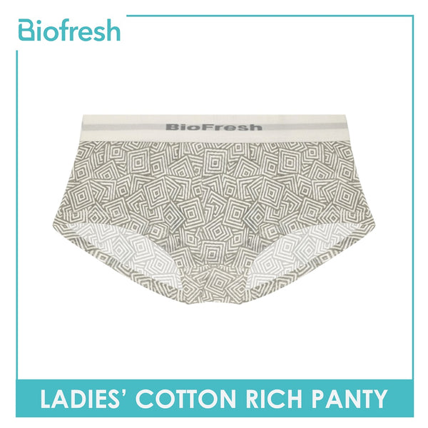 Biofresh ULPQ Ladies Cotton Rich Panty 3 pcs in a pack (4799317606505)