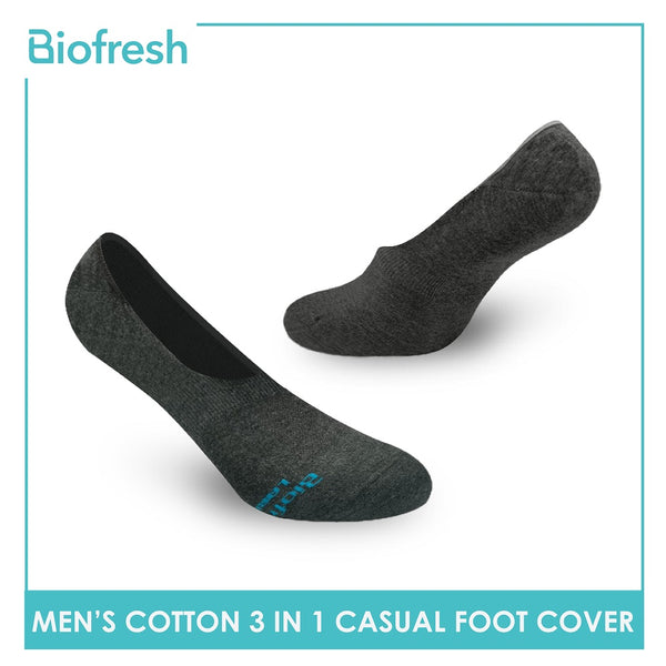 Biofresh RMFCG2 Men's Cotton No Show Casual Socks 3 pairs in a pack (4369702060137)