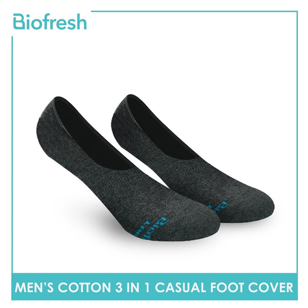 Biofresh RMFCG2 Men's Cotton No Show Casual Socks 3 pairs in a pack (4369702060137)