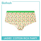 Biofresh ULPQ Ladies Cotton Rich Panty 3 pcs in a pack (4799317606505)