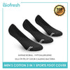 Biofresh RMFSG3 Men's Thick Cotton No Show Sports Socks 3 pairs in a pack
