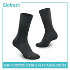 Biofresh RMCKG10 Men's Crew Casual Socks 3 pairs in a pack (4700280979561)