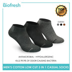 Biofresh RMCKG12 Men's Low Cut Casual Socks 3 pairs in a pack (4776144994409)