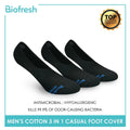 Biofresh RMFCG2 Men's Cotton No Show Casual Socks 3 pairs in a pack (4369702060137)