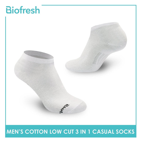 Biofresh RMCKG12 Men's Low Cut Casual Socks 3 pairs in a pack (4776144994409)