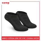 Camp CMC0 Men's Cotton Low Cut Casual Socks 3 pairs in a pack (4567781146729)