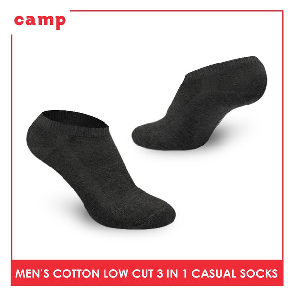 Camp CMC0 Men's Cotton Low Cut Casual Socks 3 pairs in a pack (4567781146729)
