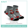 Knit KMSS9207 Men's Cotton Casual Socks 1 piece