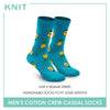 Knit Men's Sesame Street Bert Fashion Printed Cotton Crew Casual Socks 1 pair KMSS9203