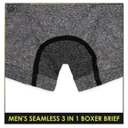 Dri Plus Men's Seamless Sports Boxers Brief 3 pieces in a pack ODMBBG1101