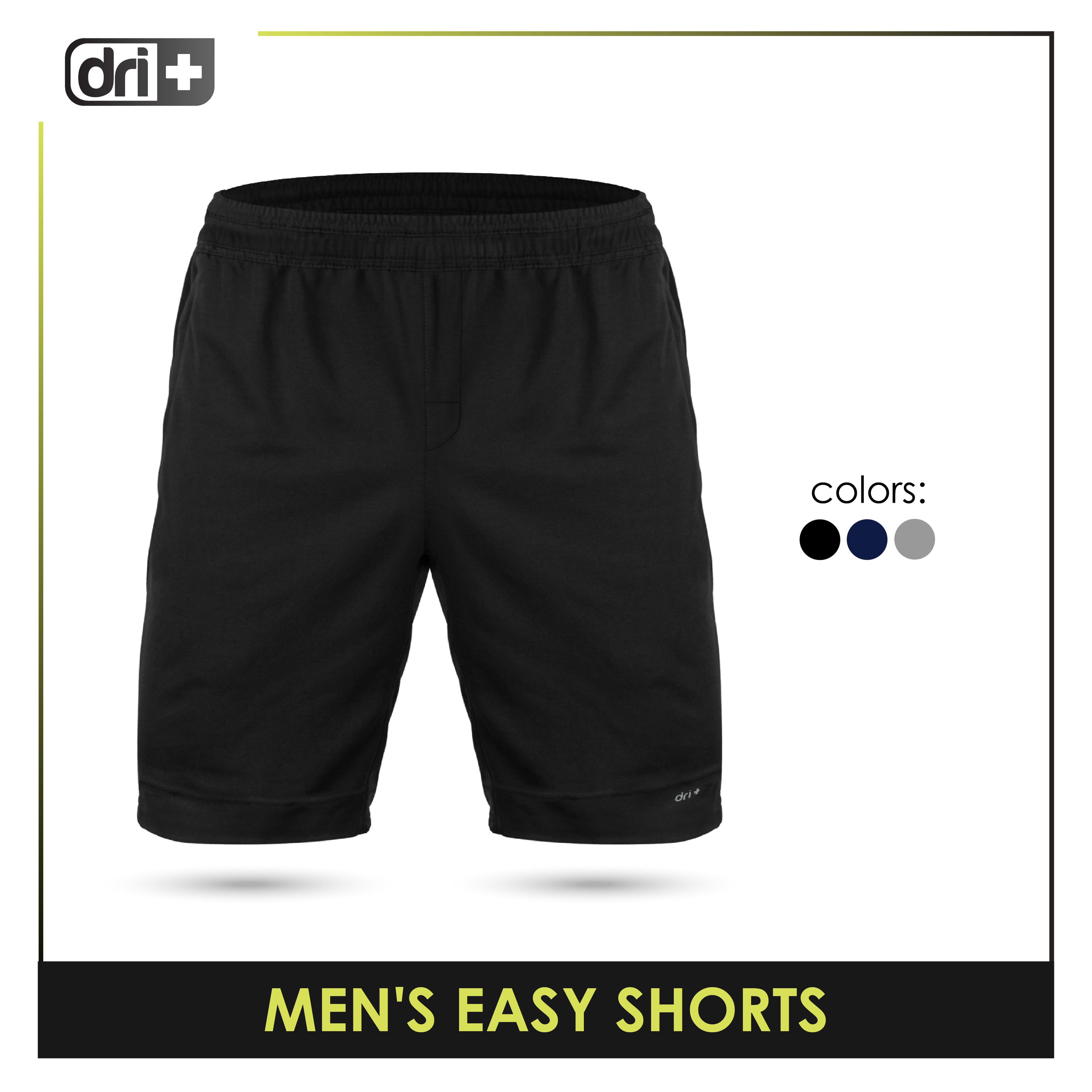 Dri Plus Men's Anti-Odor Sweat Wicking Easy Shorts ODMBX0401