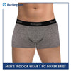 Burlington Men's Boxer Brief Cotton-Rich Underwear 1 Piece OGTMBBC1