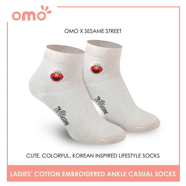 OMO OLCSSE9402 Ladies Cotton Ankle Casual Socks 1 Pair (4758937501801)