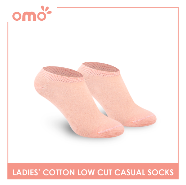 OMO Ladies' Cotton Fashionable Lite Casual Ankle Socks 3 pairs in 1 pack OLCG1203 (6632053571689)