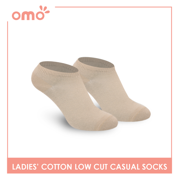 OMO Ladies' Cotton Fashionable Lite Casual Ankle Socks 3 pairs in 1 pack OLCG1201 (6632053407849)