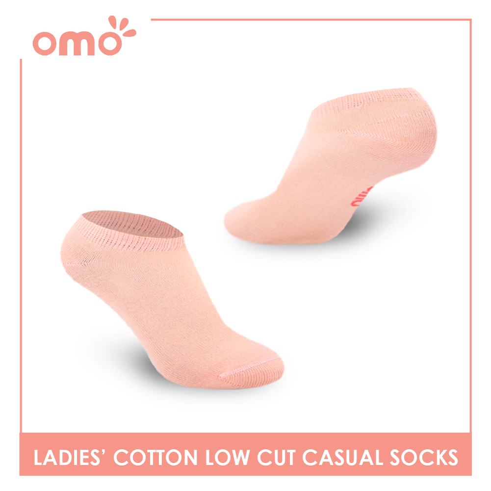 OMO Ladies' Cotton Fashionable Lite Casual Ankle Socks 3 pairs in 1 pack OLCG1203 (6632053571689)