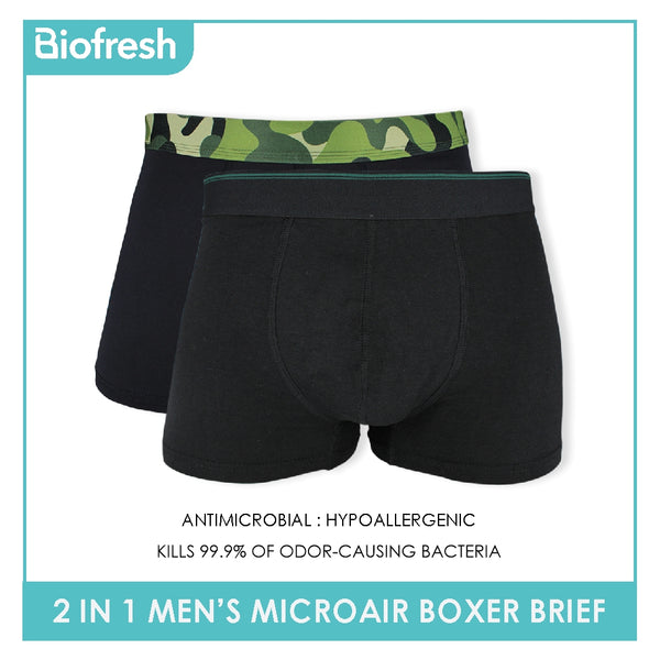 Biofresh Men's Antimicrobial Breathable Boxer Brief 2 pieces in 1 pack OUMBBG3 (Limited Time Offer)