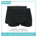 Biofresh Men's Antimicrobial Breathable Boxer Brief 2 pieces in 1 pack OUMBBG3 (Limited Time Offer)