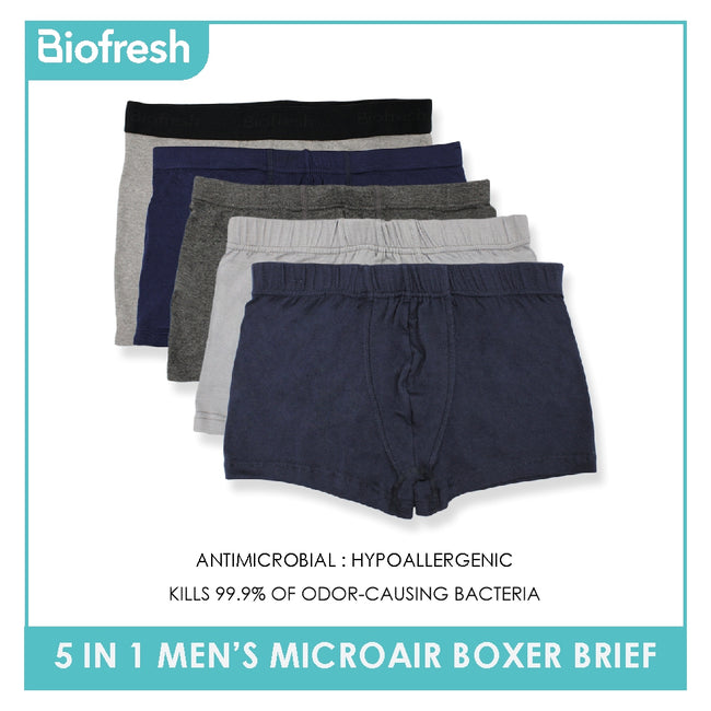 Biofresh Men's OVERRUNS Cotton Breathable Brief 5 pieces in 1 pack