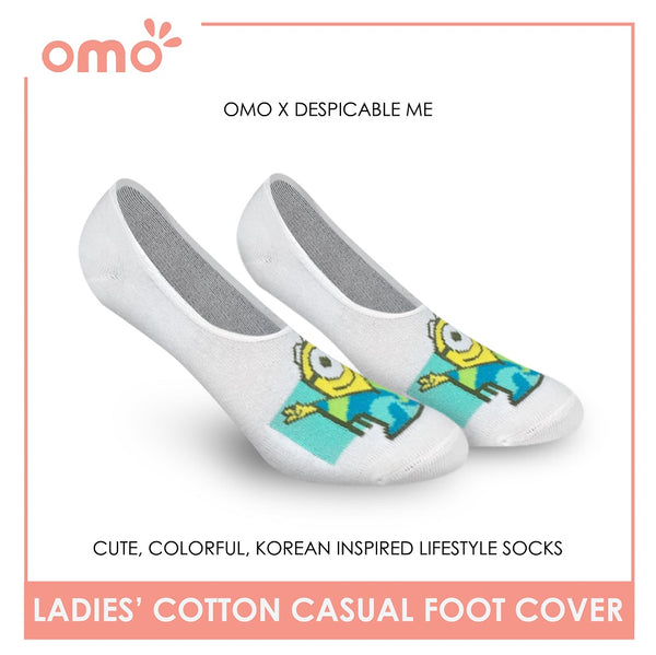 OMO OLCDMF9406 Ladies Cotton No Show Casual Socks 1 Pair (4561053810793)