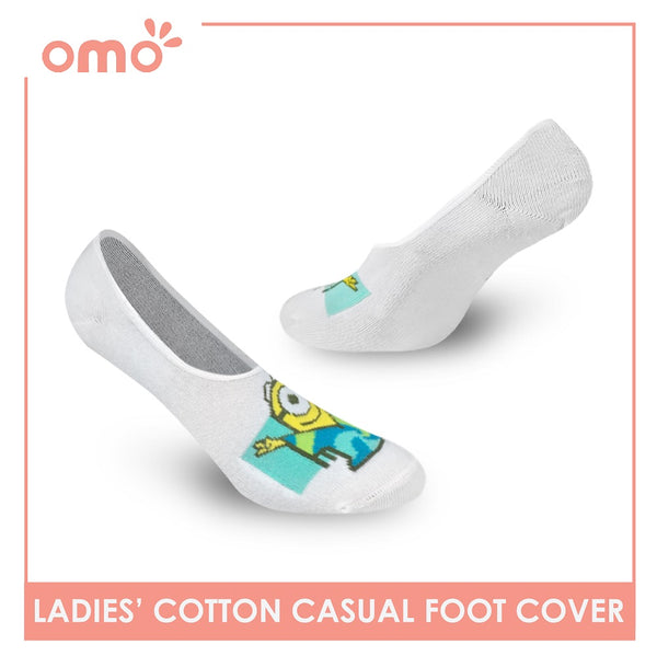 OMO OLCDMF9406 Ladies Cotton No Show Casual Socks 1 Pair (4561053810793)