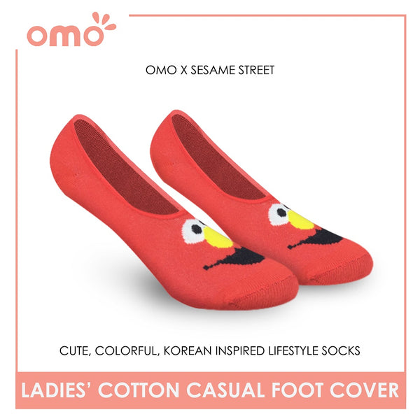 OMO OLCSSF9401 Ladies Cotton No Show Casual Socks 1 Pair (4557930791017)
