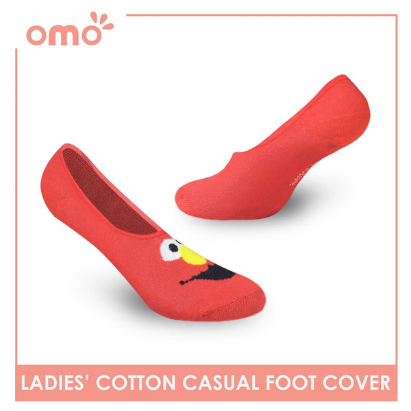 OMO OLCSSF9401 Ladies Cotton No Show Casual Socks 1 Pair (4557930791017)