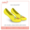 OMO OLCSSF9403 Ladies Cotton No Show Casual Socks 1 pair