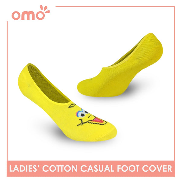 OMO OLCSSF9403 Ladies Cotton No Show Casual Socks 1 Pair (4561016914025)