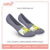 OMO OLCDMF9405 Ladies Cotton No Show Casual Socks 1 pair