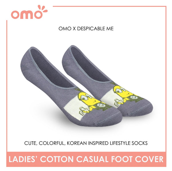 OMO OLCDMF9405 Ladies Cotton No Show Casual Socks 1 Pair (4561091985513)