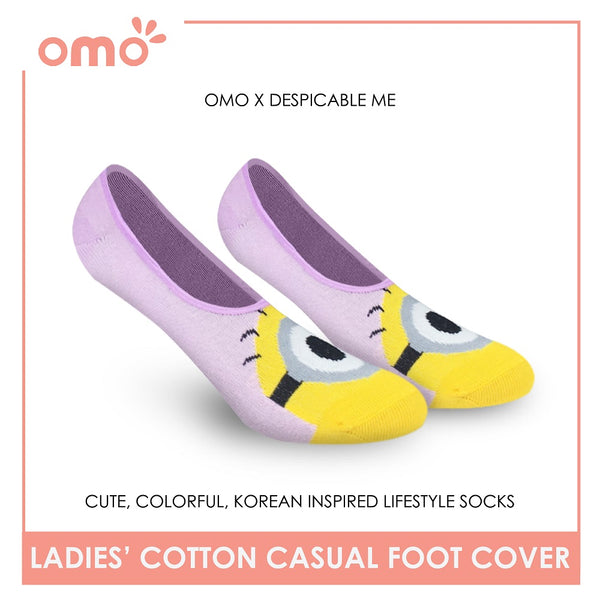 OMO OLCDMF9403 Ladies Cotton No Show Casual Socks 1 Pair (4561104175209)