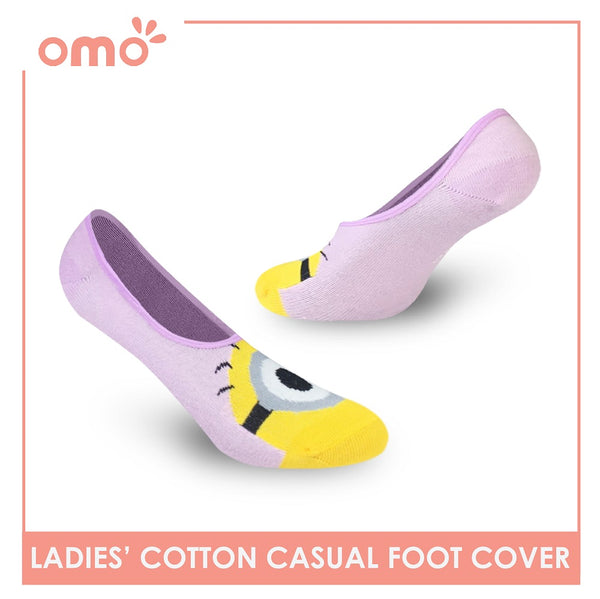 OMO OLCDMF9403 Ladies Cotton No Show Casual Socks 1 Pair (4561104175209)