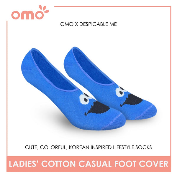 OMO OLCSSF9402 Ladies Cotton No Show Casual Socks 1 Pair (4557905854569)