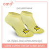 OMO OLCDM9402 Despicable Me Minions Ladies' Cotton Low Cut Casual Socks 1 pair