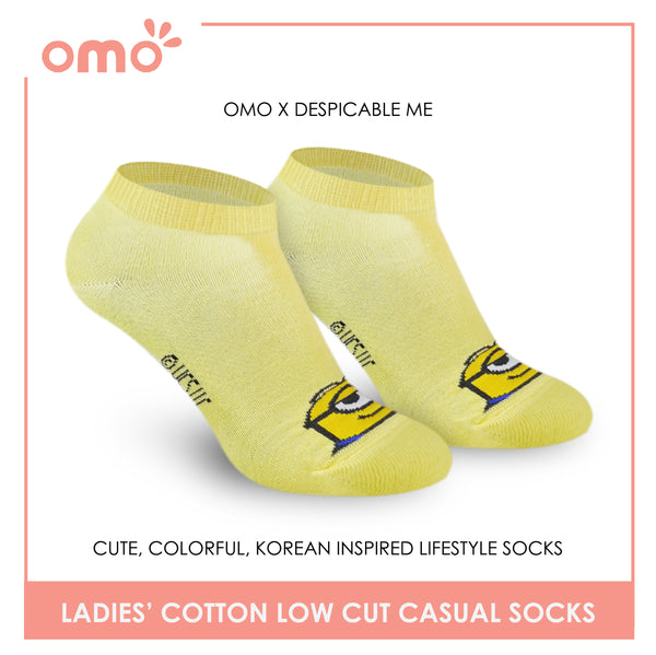 OMO OLCDM9402 Ladies Cotton Low Cut Casual Socks 1 Pair (4758929277033)